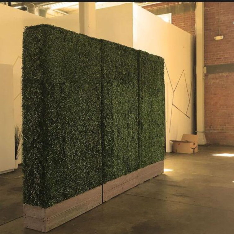 eJoy 1.5 ft. H x 1.5 ft. W Artificial Wall Hedge Polyethylene Privacy